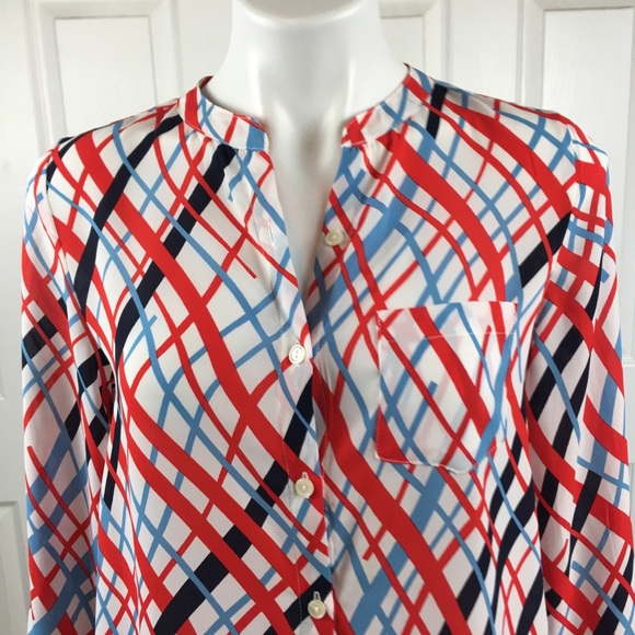 Halogen Long Sleeve Multicolor Women Top - Picture 3 of 9